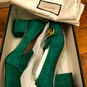 Gucci GG Emerald Loafer Pumps